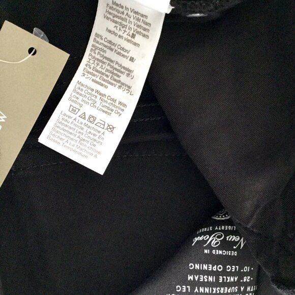 J. Crew Black Toothpick Jeans - Picture 5 of 5